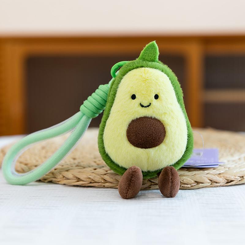 Simulation Fruit Pendant Plush Toy Lychee Mangosteen Fortune Doll Wedding Ceremony Throwing Doll Catching Machine Doll