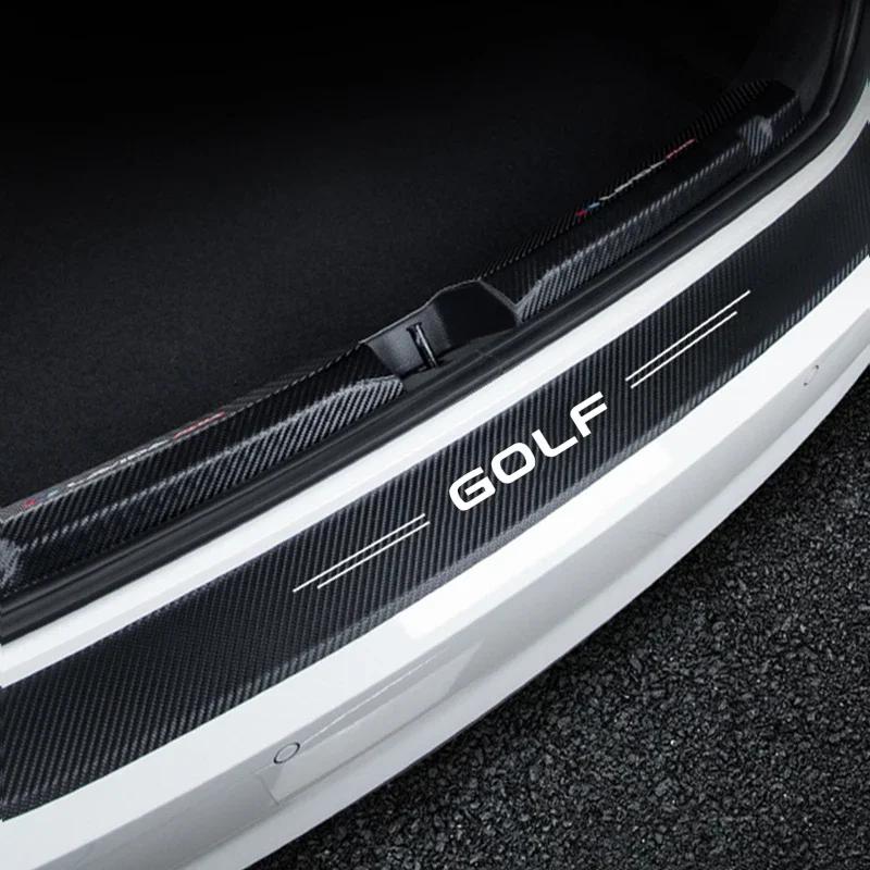 2026 Hot Sticker Luminous Car Front Rear Door Sill Scuff Plate Threshold Protective Decals For Volkswagen VW GOLF Badge 3 5 7 MK