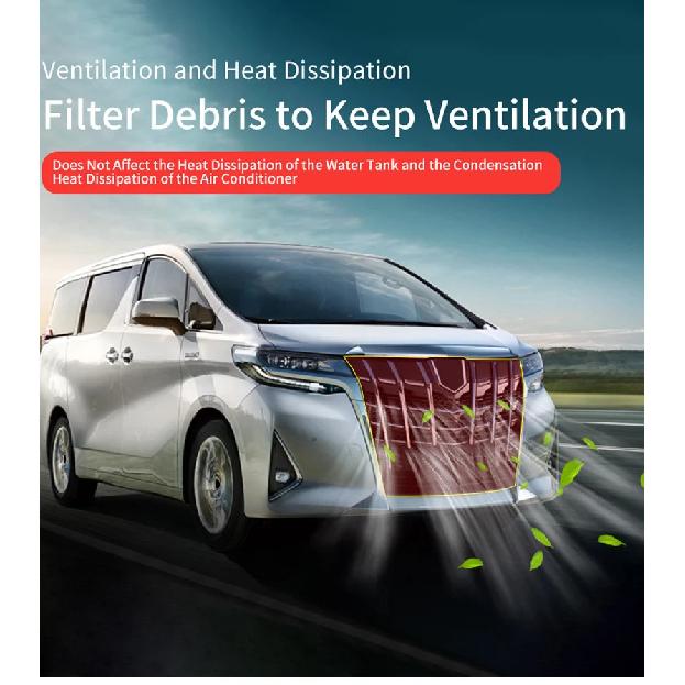 2015-2021 For Toyota Alphard Vellfire 30 Insect-Proof Grille Net Mosquito-Proof Water Tank Middle Net Front Face Modification