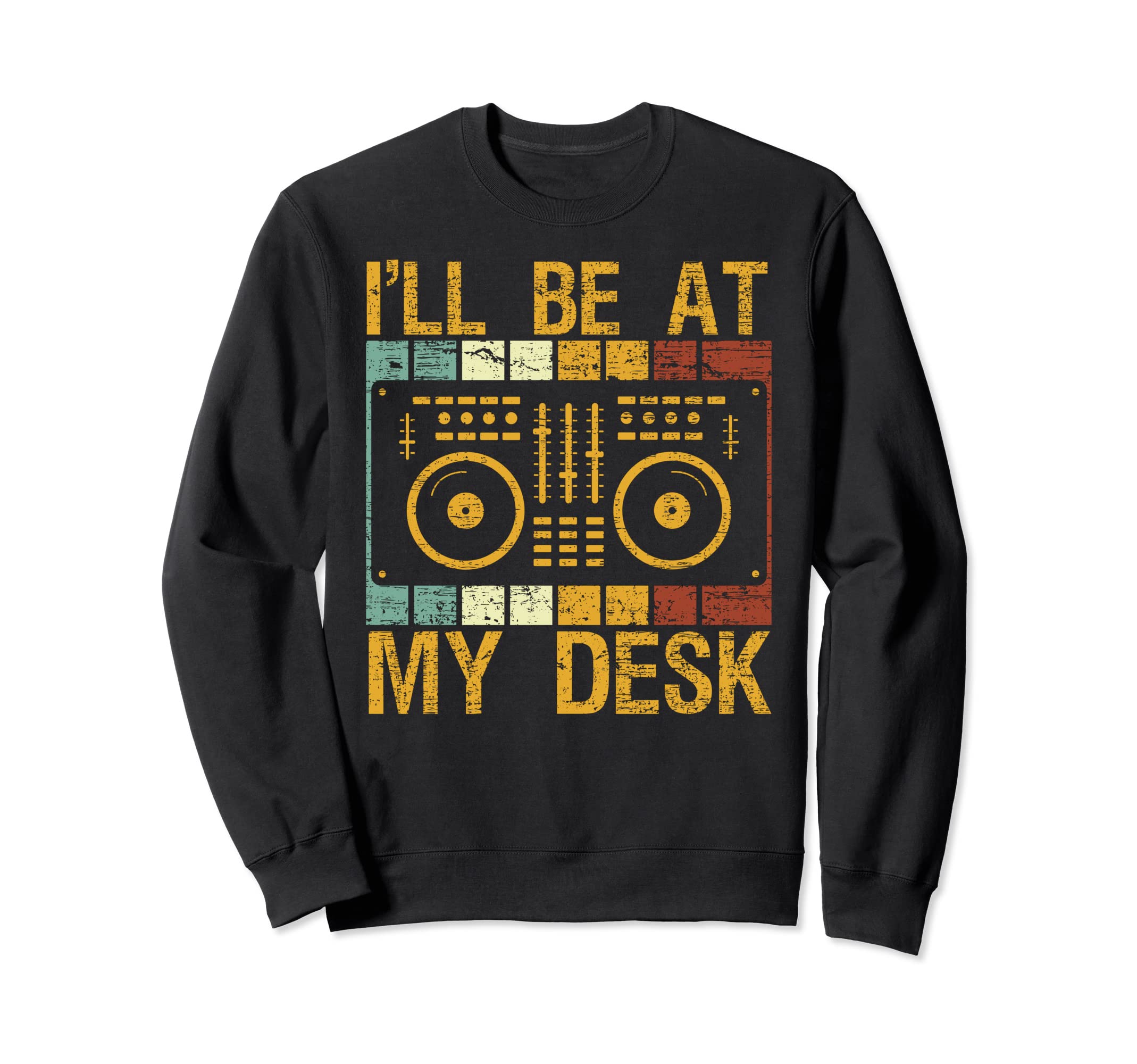 

Ретро DJ Apparel Музыка Микширование DJ Микшер Винтажный Забавный DJ Trainer чёрный