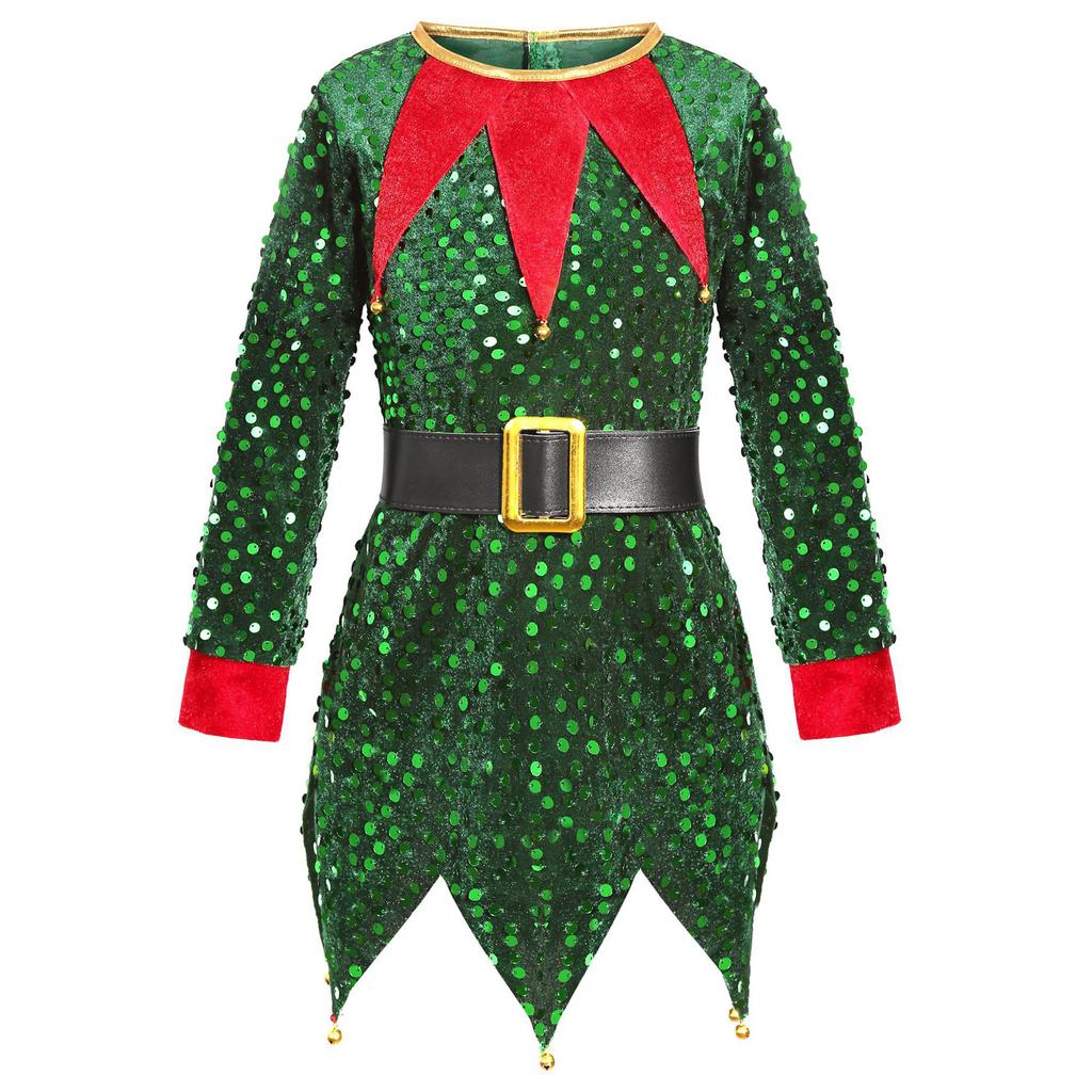Children's Christmas Costumes, Holiday Party Christmas-themed Performance Cosplay Costumes
