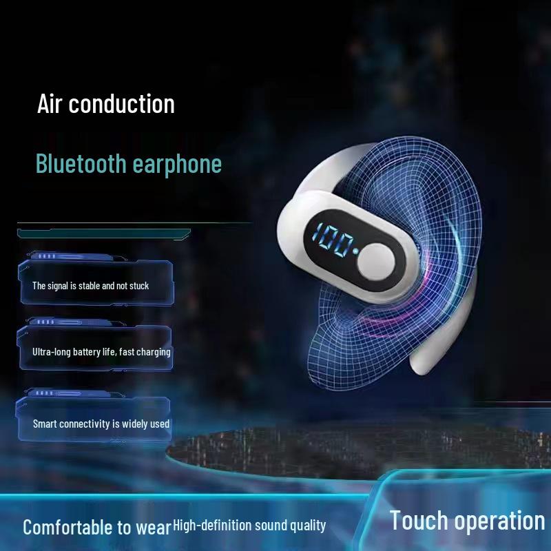 OWS Premium Wireless Bluetooth Headset with Long Battery Life for Music and Running