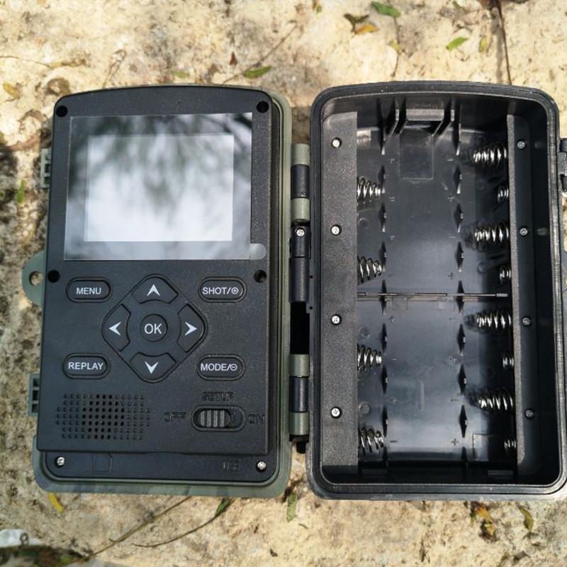 24MP HD Hunting Camera, 2.7K, Infrared, Rain & Fog Resistant, Multilingual HC802A