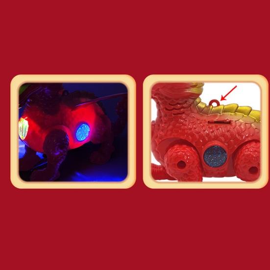 Electric Flying Dragon Interactive Dragon Year Celebrations Handheld Portable Music Light Toy for Kids