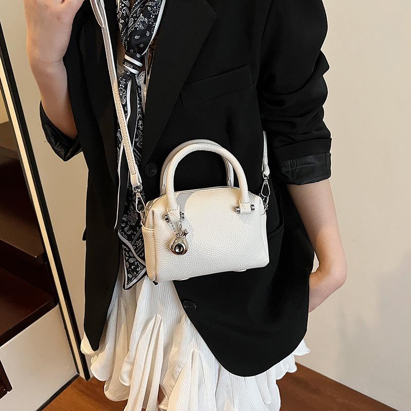 New Handbag Women's Fashion Shoulder Bag Solid Color Messenger Bag