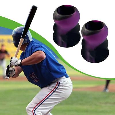 Rukojeť pálky Grip na baseballovou pálku Ochrana rukojeti Pálkařský grip 2x Protiskluzová rukojeť Základna pálky Baseballový grip Silikonová baseballová/softballová