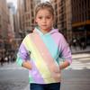 Kinderkleidung Mädchen Hoodies Langarm Cartoon Regenbogen Druck Vier Jahreszeiten Dünne Oberteile Kinderbekleidung Lässig Süße Mädchenkleidung