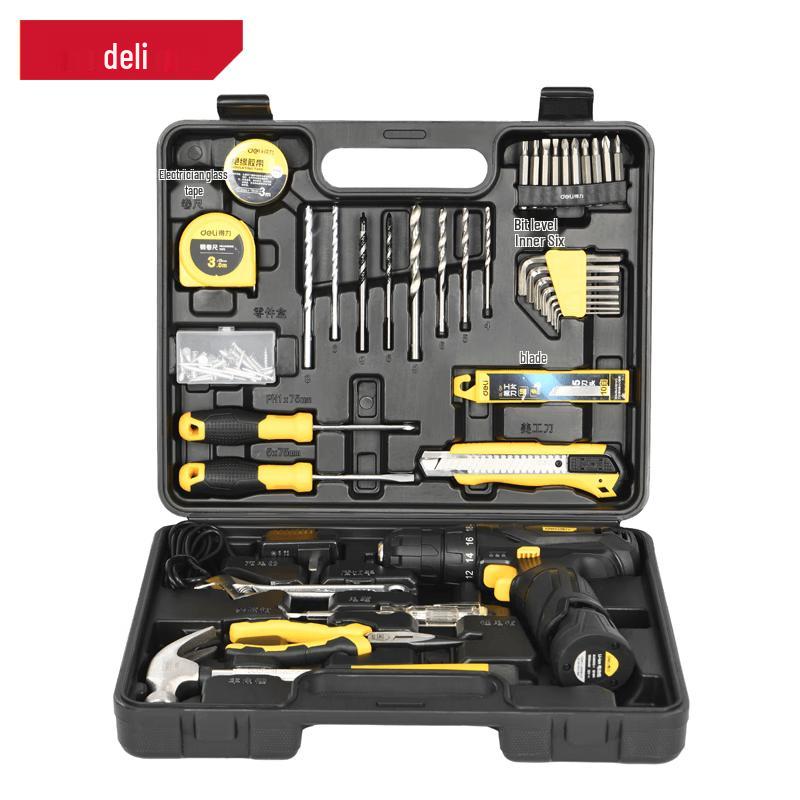 Deli 38-Piece Household Comprehensive Tool Kit