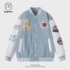 American Retro Embroidered Baseball Jacket for Men & Couples - Spring/Autumn Collection