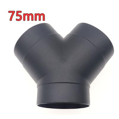Air Vent Outlet Car Parking Heater Ducting 75mm Y Piece Elbow Bend Pipe Exhaust Connector For Webasto Eberspaecher Diesel