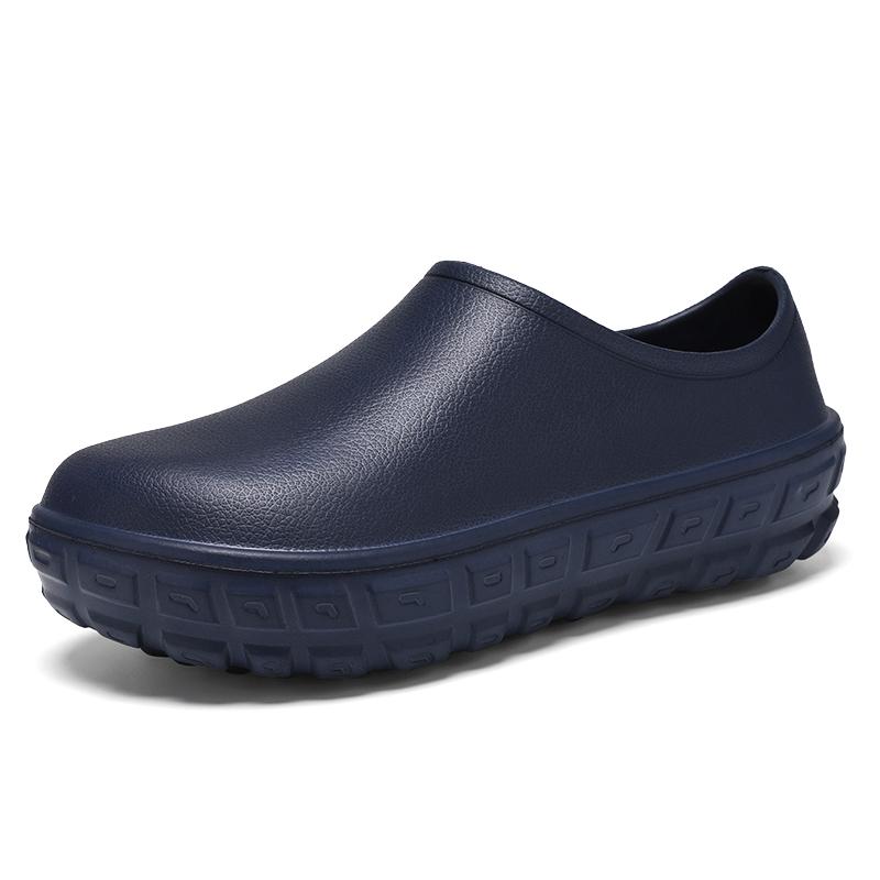 

Бестселлер, водонепроницаемая обувь, резиновые сапоги, толстая подошва, водонепроницаемая кухонная обувь, размеры 36-45 45 синий