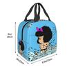 M-Mafalda-S On The Beach Insulated Lunch Bag for Kids School Cooler Thermal Food Box Tote Portable Lunch Boxes Container