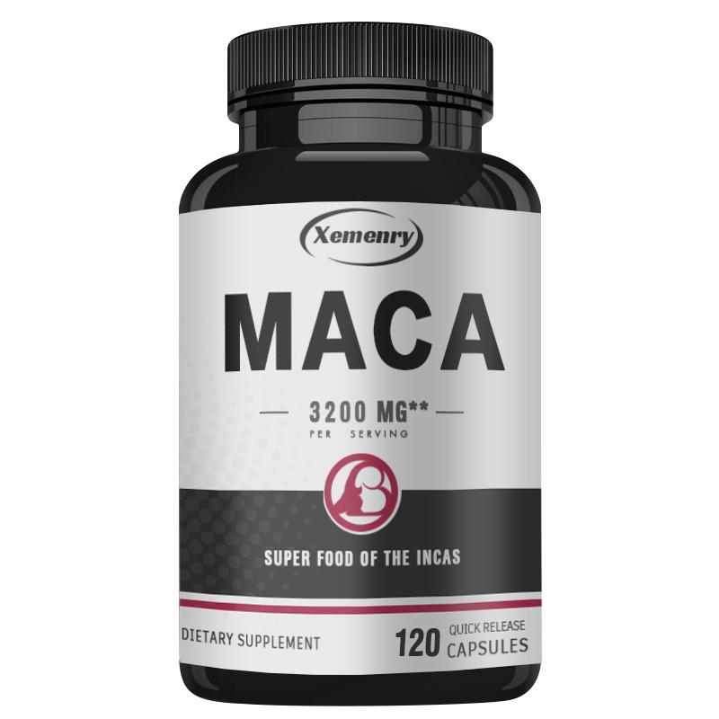 Men's Energy Supplement, All-natural, Potent Formula, Boosts Energy and Endurance, Vegetarian Capsules.
