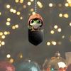 2D Acrylic Cute Frog In The Pocket, Car Rearview Mirror Decorative Pendant, Bag Keychain Cool Pendant, Small Gift