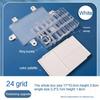 Airtight Leakproof Paint Palette Tray Half Pans Paint Tray Box Watercolor Palette Box  Oil Paint