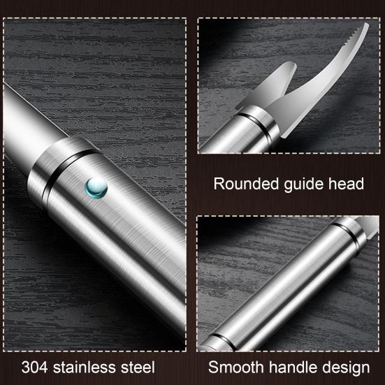 Manual Shrimp Peeler Sharp Non-stick Safe Double-head Shrimp Line Cleaner Kitchen