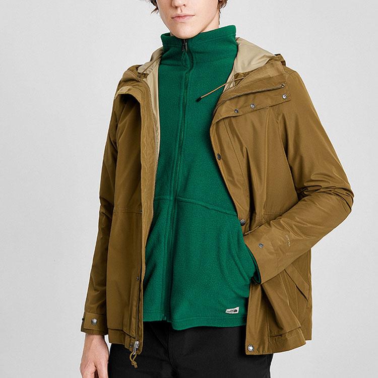 THE NORTH FACE Waterproof, Windproof, Breathable, And Thermal Windbreaker Jacket Men's Brown NF0A4NGY-173