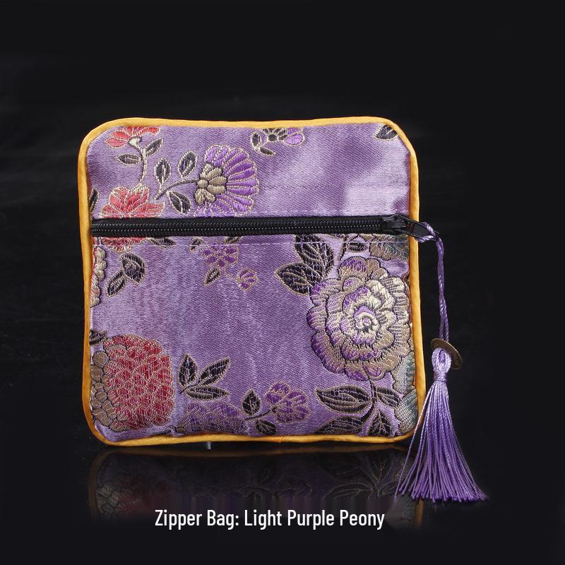 Chinese Osmanthus Embroidered Silk Brocade Sachet - Ethnic Style