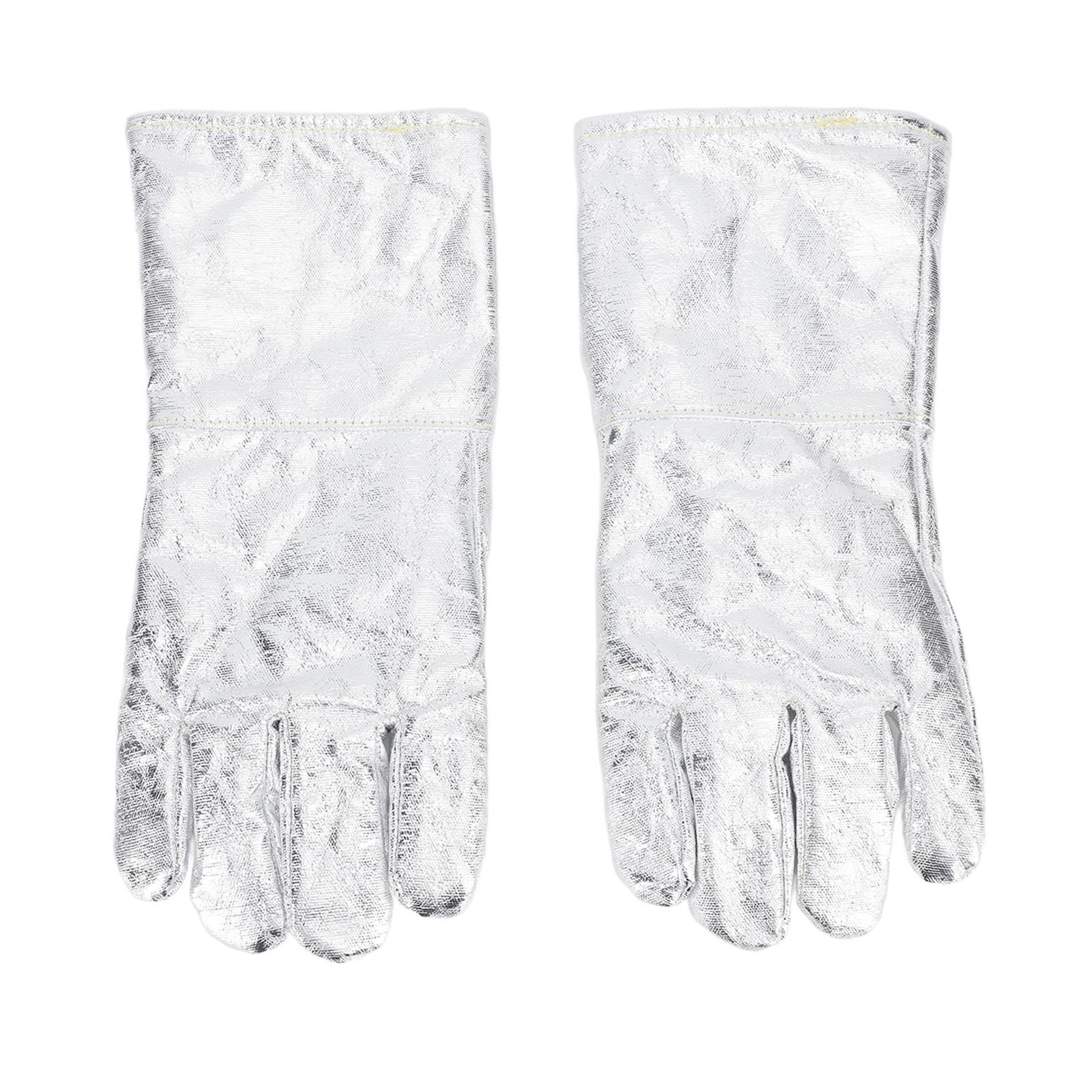 Heat Resistant Welding Gloves Aluminized Welding Gloves Fire Proof Flame Retardant Gloves aluminum foil