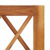 Vidaxl Raised Planter with Trellis, Solid Acacia Wood