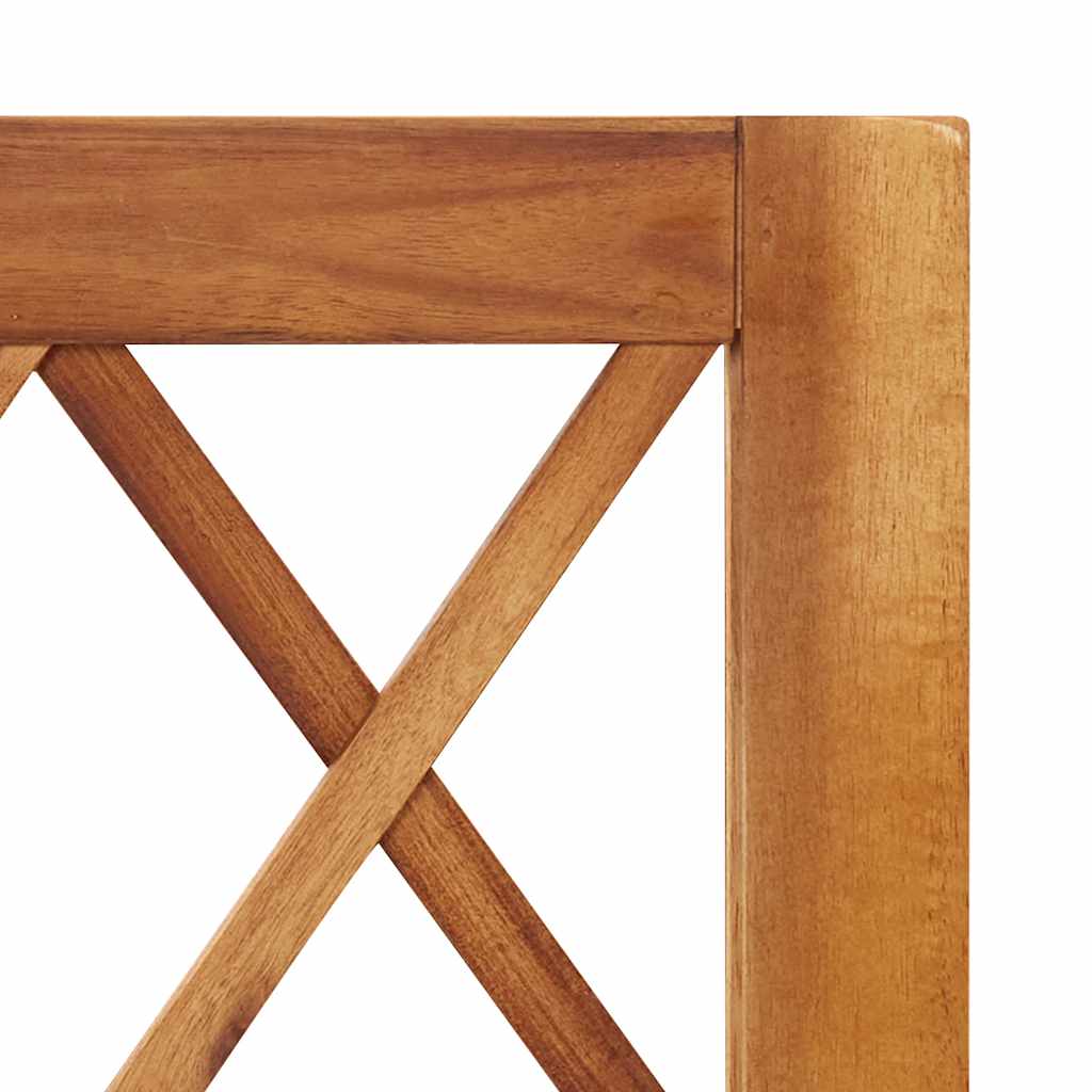 Vidaxl Raised Planter with Trellis, Solid Acacia Wood