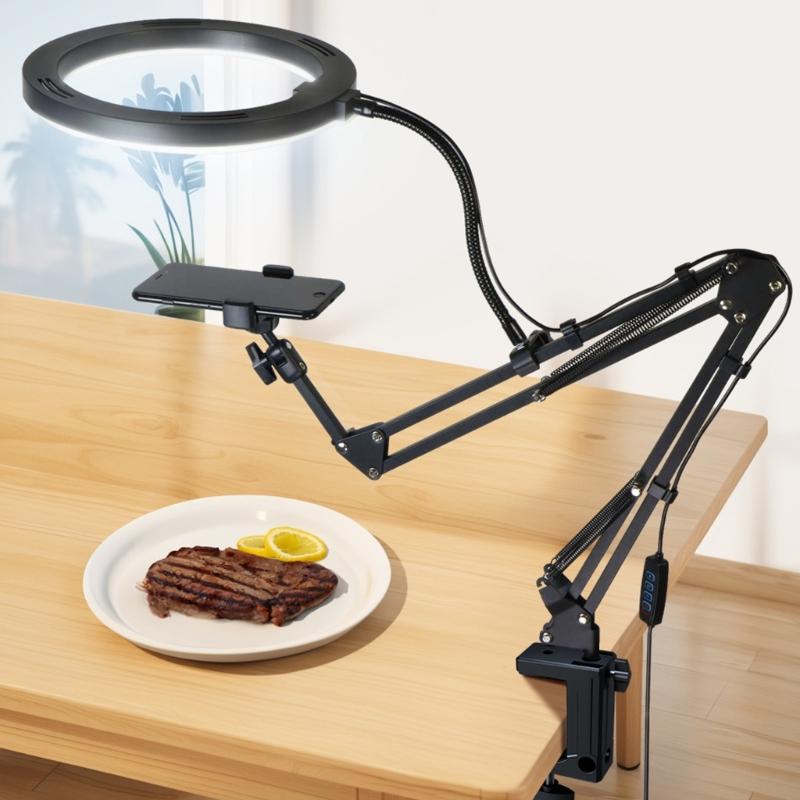 Metal Handheld Tripod Mount Monopod Extension Rod Tripod Poles 1/4iinch Female Threaded to Male Threaded for Tripod