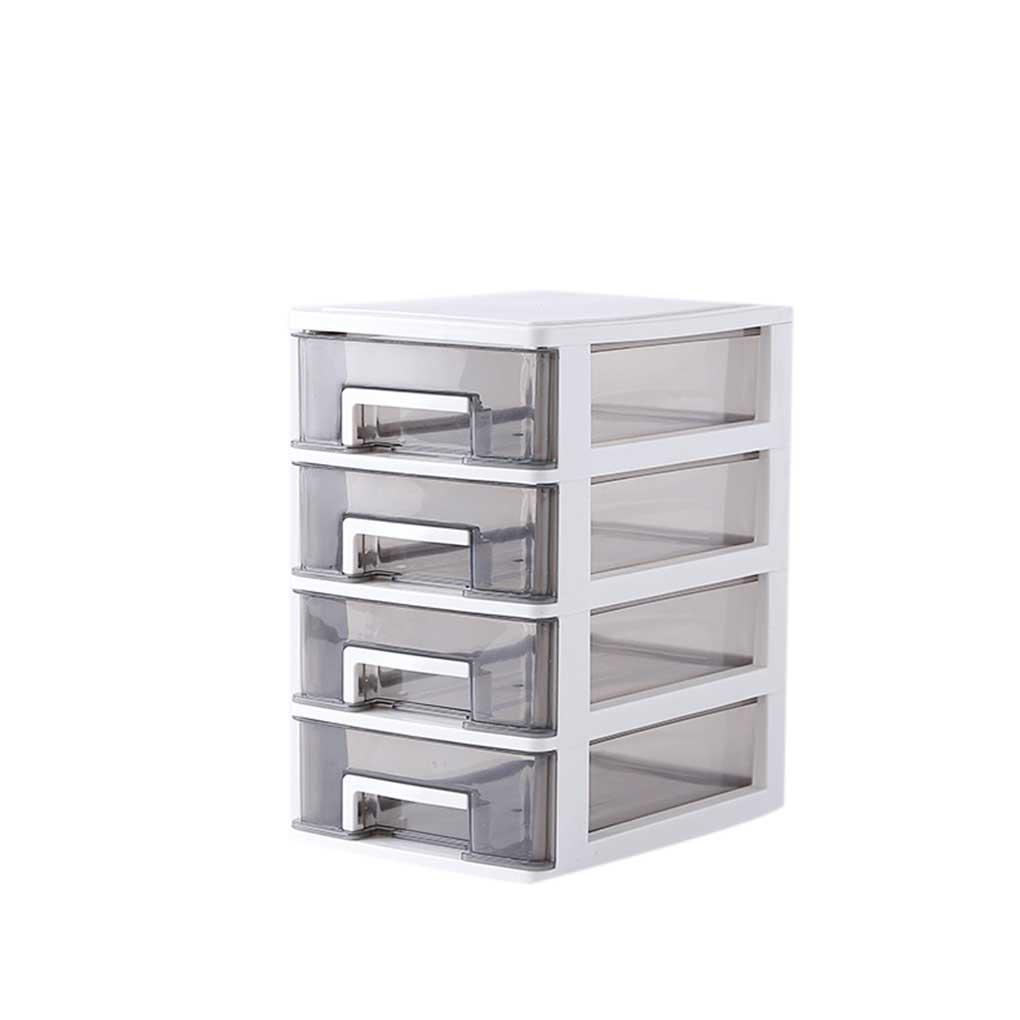 

Plastic Storage Box Desktop Organizer Drawer Storage Box Detachable Jewelry Case