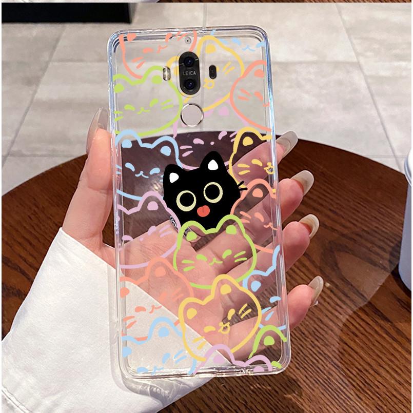 Case For Huawei Mate 9 MHA-L29 MHA-L09 Casing Ultra-thin Slim Clear Soft Silicone Phone Case Luxury Cute Love Rabbit Funny Cover
