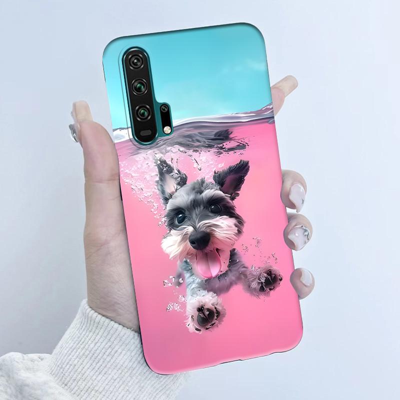 For Honor 20 Pro Case Honor20 Pro Back Soft TPU Silicone Cover Cute Cartoon Panda Phone Case For Huawei Honor 20 Pro Coque Funda