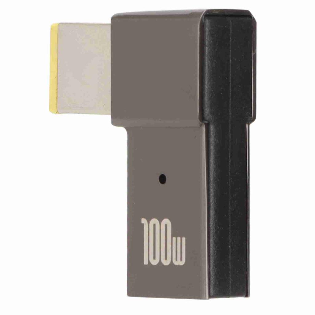 USB C To Slim Tip Adapter 100W 5A Laptop USB C Female Input To Slim Tip Rectangle Power PD Charge Converter for Lenovo