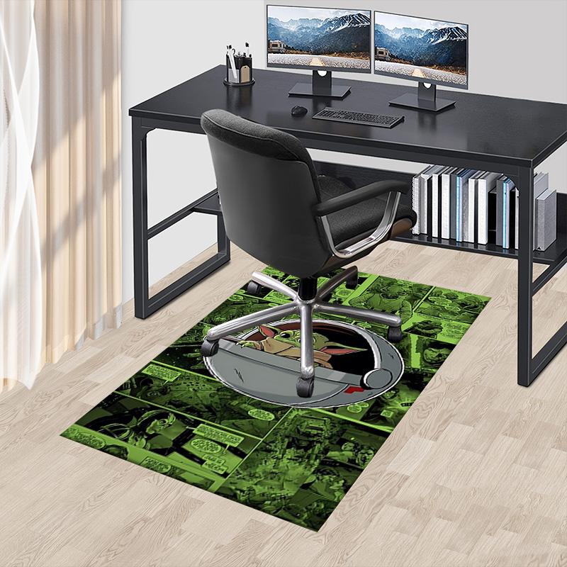 Baby Yoda Pod Carpet For Playroom Bedroom Living Room Sofa Home Decorkids Game Area Rug Nonslip Floor Mat