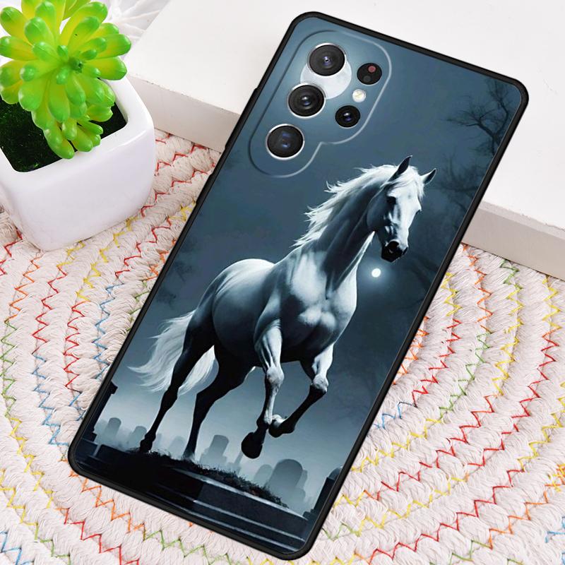 Horse Silicone Phone Case For Samsung Galaxy note 10 pro S26 S25 S24 S23 S22 S21 Plus S25Ultra Capa Cover