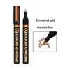 Wide Collection 843 Chrome Reflective Pen: Silver Plated Marker for DIY & Gundam Models.