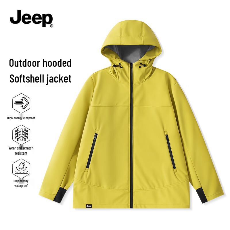 JEEP Men's Softshell Windproof Outdoor Jacket