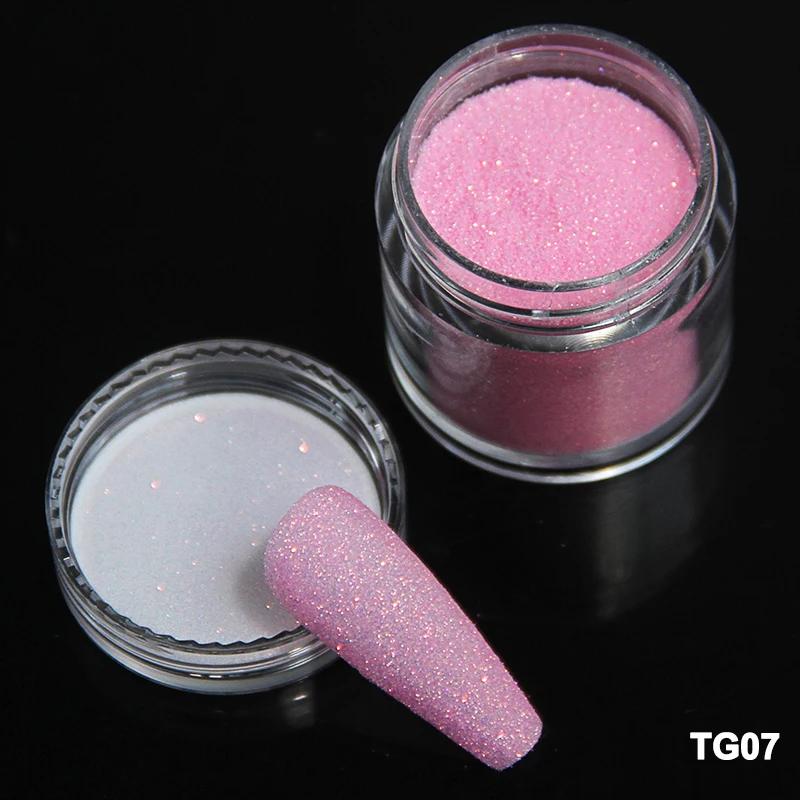 3,5g Paillettes Iridescentes Sucre pour Ongles Coloré Candy Coat Poudre Pigment Pour Manucure Effet Sucre Poussière Brillante Décorations Nail Art