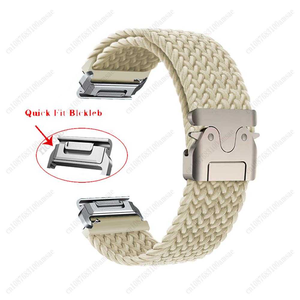 

Ремешок Quick Fit 20/22/26 мм для Garmin Fenix 8 43 51 мм 7X 7 Pro Fenix 6X 6 5X 5Plus Tactix 7 Парашютный стиль Ремешок Forerunner 965 20mm For Garmin