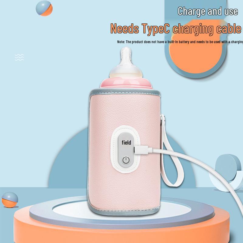 Universal Portable Baby Bottle Insulated Sleeve for Constant Temperature and Heating