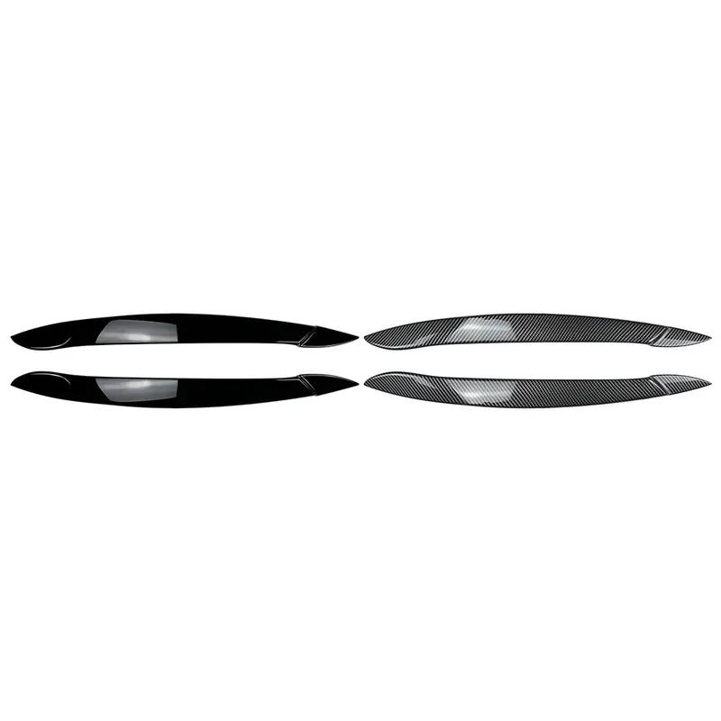 Copertura Coperchio Sopracciglia Palpebra Lampada Fari Auto Per BMW X5 E70 2008 2009 2010 2011 2012 2013