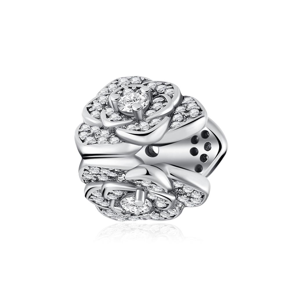 New Copper Butterfly Cactus Bee Honey Four-Leaf Clover Pendant Charm Bead Fit Original Bracelet Trinket Diy Women Jewelry