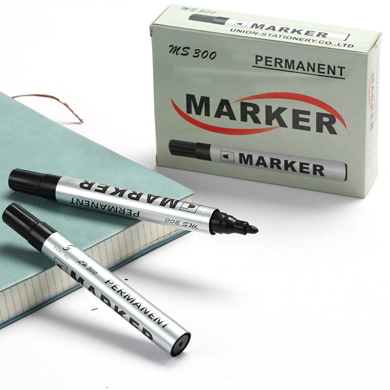 1/3pcs 2mm Nib Waterproof Quick-Drying Markers Set Smooth Tip Oily Non-Fading Signature Pens for Tile CD Glass Metal