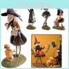 Enchanting Halloween Witch Doll Decor Perfect For Desktop Display And Festivities