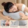 Inflatable U-shaped Pillow Portable Folding Adult Outdoor Sleep Pillow Waist Cushion Office Pillow Napping and Sleeping Artifact
