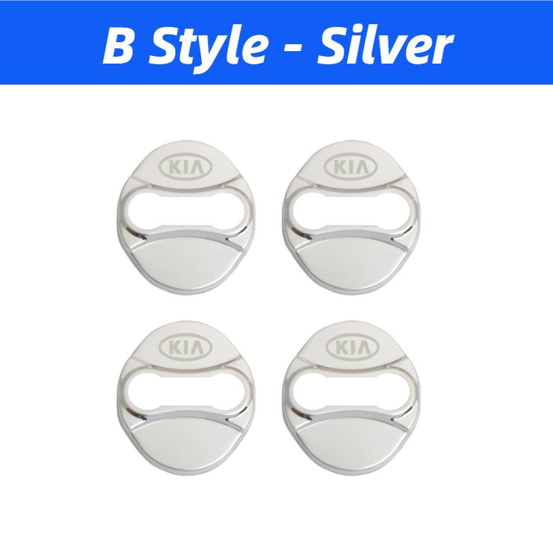 4PCS Car Door Lock Cover Logo Protection Stickers For KIA K3 K5 KX3 KX5 KX7 Sportage R Forte Carens Stinger Sorento Accessories YO7