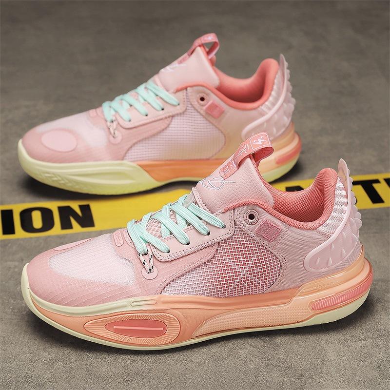 City 11 Marshmallow Basketball Shoes Male Trend Student High Elastic Actual Sneakers Couple Sneakers Play with Sound