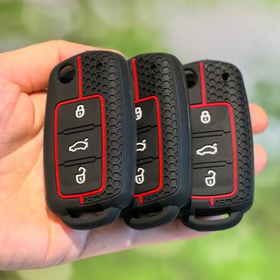 Protect Car Key Shell For Volkswagen Polo Passat B5 Golf 4 5 6 MK5 MK6 Eos Bora Beetle TSI New Silicone Cover Case