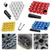 Tapa decorativa para tornillos de neumáticos de automóvil de 17 mm, 19 mm y 21 mm: cubierta protectora para cubo de rueda