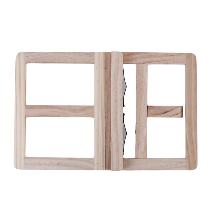 Fashion Household Wooden Notebook Stand Adjustable View Creative Desktops Laptop Stand for Bed