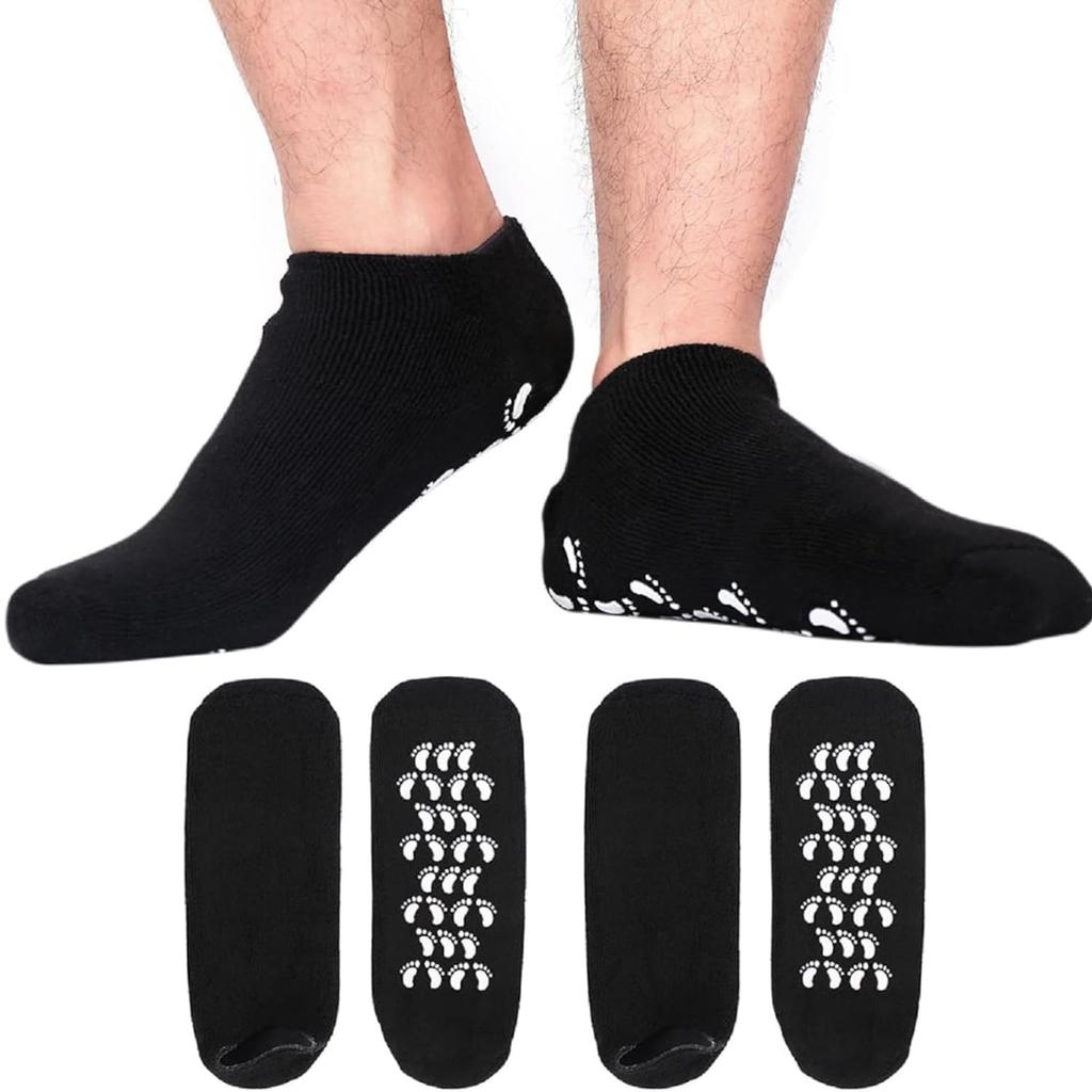 SEFLICA® 2 Pair Silicone Socks for Women, Crack Heel Repair Socks, Spa Gel Socks for Women, Silicon Socks, Silicone Socks for Men, Foot Hydration So