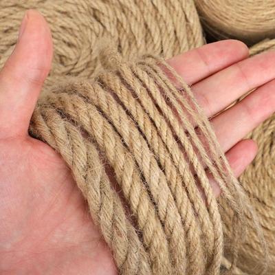 Bauernhausstil Rustikales Jute-Garn Handgemachte Bastelarbeiten Nähen Juteschnur DIY Abriebfeste Juteseil Textil Dekoration