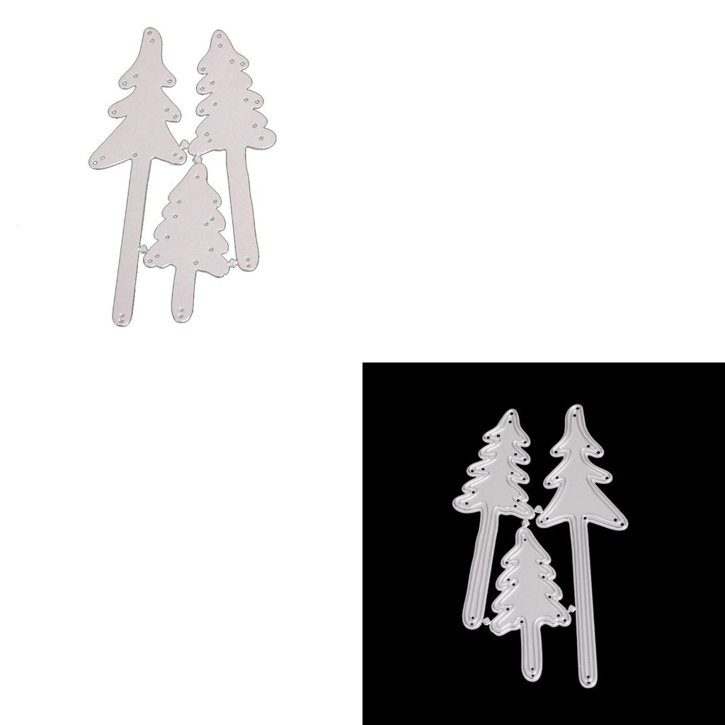 Christmas Trees Metal Cutting Dies Stencil DIY Scrapbooking Album Paper Template CN